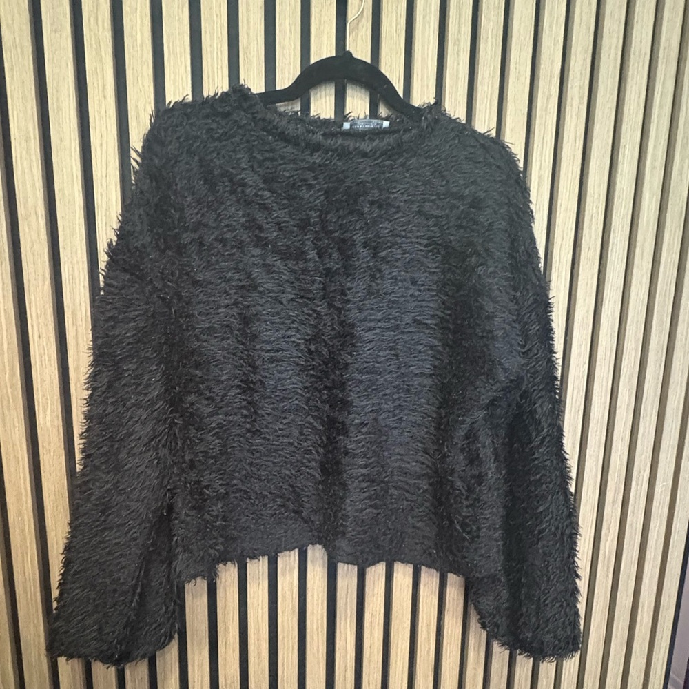 Black Fuzzy Sweater